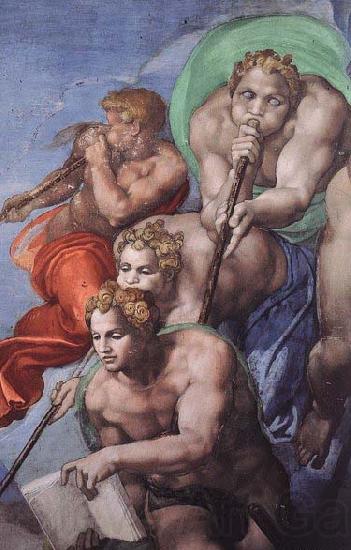Michelangelo Buonarroti Last Judgment France oil painting art